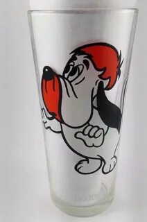 Vintage 1975 Droopy Dog MGM Pepsi Collector Series Drinking 