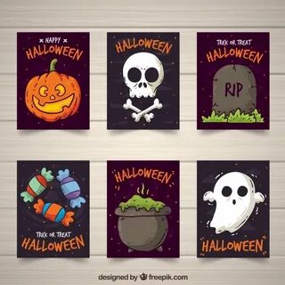 Download Halloween Cards Collection for free Tarjetas de hal
