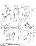 Action poses 1 by shinsengumi77 Fighting drawing, Drawing po