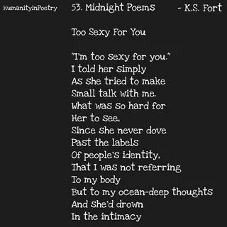 Midnight Poems: Chapter 53 - Too Sexy For You, book by K.S. 