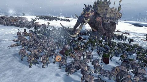 Total War Warhammer Норска против Хаоса(Вашнаар Пес) Секретн