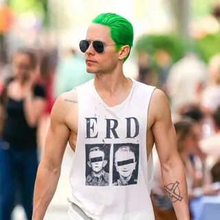Jared Leto’s Green Hair Tests the Limits of Our Love Jared l