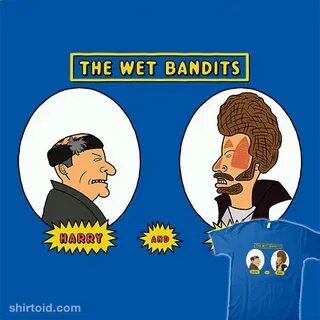 The Wet Bandits: Harry and Marv - Shirtoid