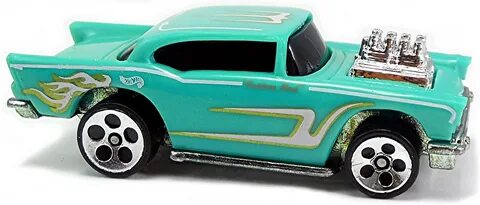 57 Chevy (exposed engine) - 73mm - 1984 Hot Wheels Newslette