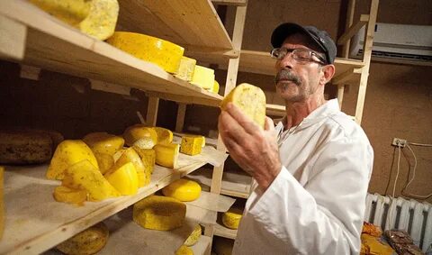 Meet Russia's unlikely poster boy - and cheesemaker - for it
