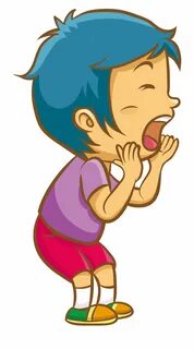 Picture Royalty Free Download Cartoon Clip Art Cry - 呼 喊 卡 通