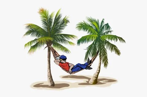 Hammock Clipart Rest - National Relaxation Day 2018 , Free T