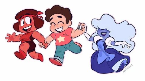 Bigger version of that Ruby Steven and Sapphire doodle becau