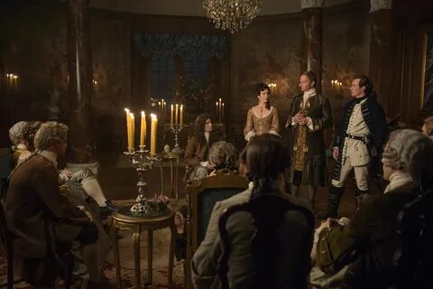 Black Sails - Miranda Barlow and captain James Flint with Th