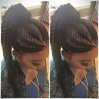 Iversons ponytail African braids hairstyles, Ghana braids ha