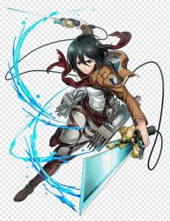 Mikasa Ackerman Eren Yeager Attack on Titan White Cat Projec