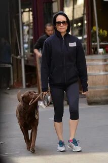 Lucy Liu Booty in Leggings -29 GotCeleb