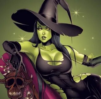 Wicked Witch of Oz Fantasie Meisje, Sexy Cartoons, Vampier Meisjes, Graffit...