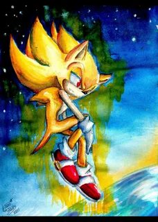 My fan art - Super Sonic - Картинки и фанарт с Соником (Soni