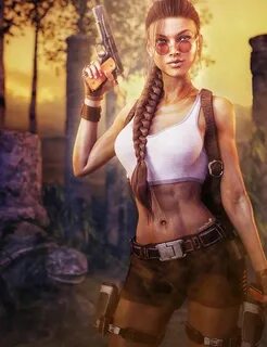 Lara Croft, Tomb Raider Game Fan-Art by shibashake on Devian