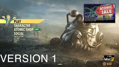 Static main menu replacer - Fallout 76 Mod download