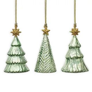 Lenox ® Mercury Glass Tree Ornaments (Set of 3) Bed Bath & B