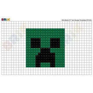 Minecraft Creeper Pixel Art Template / This minecraft pixel 