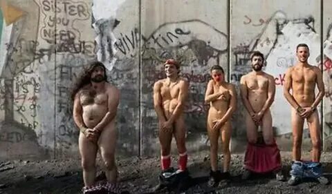 Israel and Stuff " #oops: Naked Spanish Activists Anger Pale