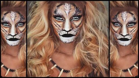 LION HALLOWEEN Makeup Tutorial - Nikki French Fantasy makeup