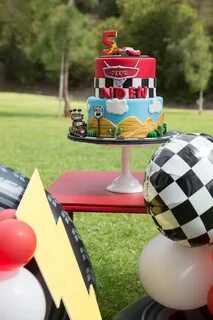 Lightning McQueen Ka-Chow Birthday Party Kara's Party Ideas 