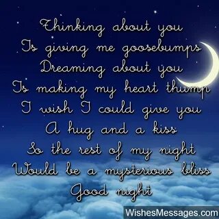Good Night Poems for Boyfriend: Poems for Him - WishesMessag