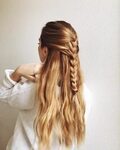 Balayage strawberry blonde braid hair Erdbeerblonde haarfarb