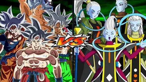 Goku Versions (DBS, Xeno, CC and AF) Mastered Ultra Instinct