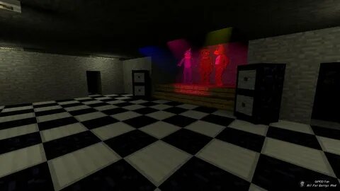 Five Nights at Freddy`s Map in Minecraft Style