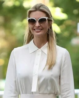 Ivanka Trump Looks Like An Angel In Her Sheer White Ensemble