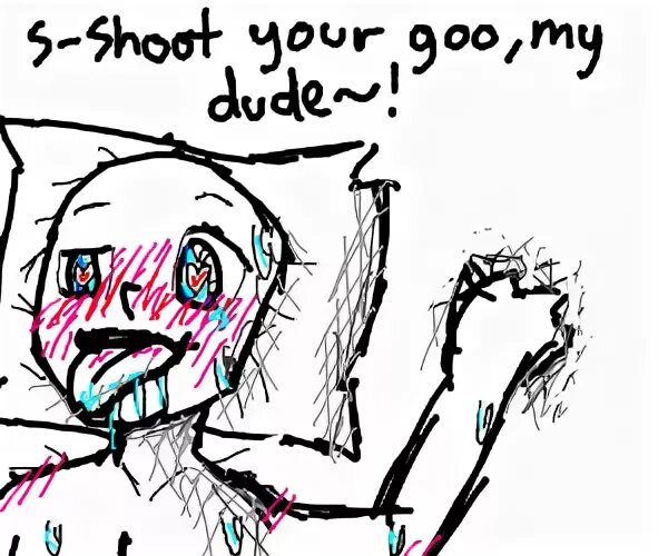 Shoot your goo, my dude! - Drawception