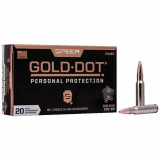 Speer Gold Dot Rifle Personal Protection .308 Win Ammunition