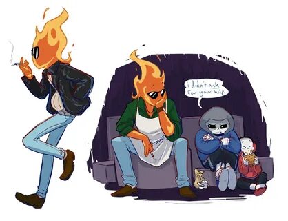 UT - Young Grillby Doodles by SimonSoys on DeviantArt Undert