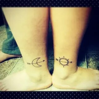 moon and sun matching tattoos - Google Search Melhores tatua