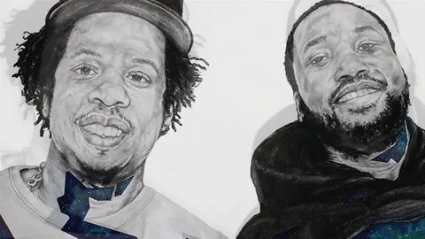 Drawing Jay-Z Meek Mill by Araine T-Jay - YouTube