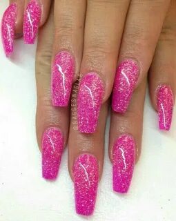 65+Beautiful Matte Glitters Nail Art Ideas Pink glitter nail