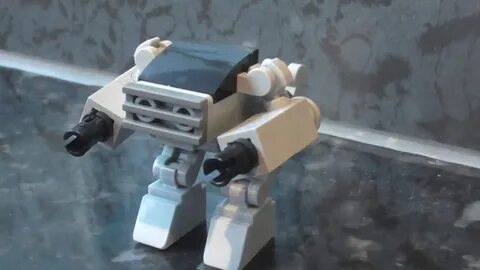 lego little ED 209 that my brother made - YouTube