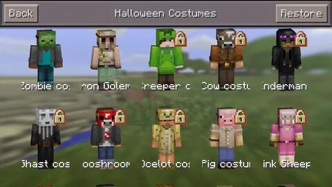 Minecraft - Pocket Edition gets spooky new costumes in surpr