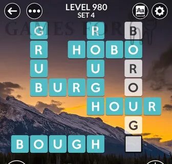 Wordscapes Level 980 Answers ( All modes ) - Games For Cats