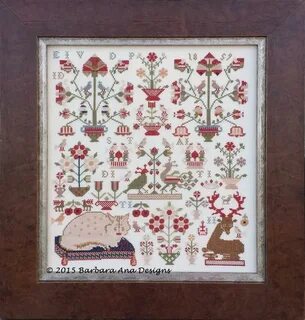 The Feathered Whisperers cross stitch chart Barbara Ana Desi