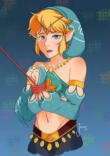 Link in Gerudo outfit (no veil) by jochip Legend of zelda, L