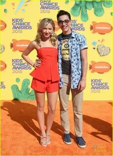 Joey Bragg and his girlfriend, Audrey Whitby at the Kids Cho