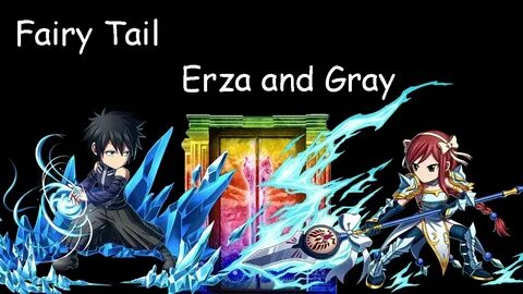 Brave Frontier Summons Fairy Tail Erza and Gray - YouTube