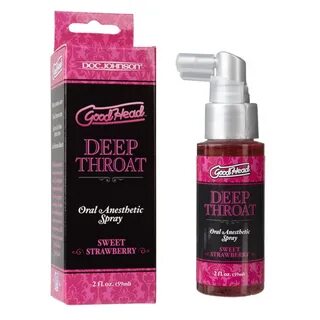 Goodhead Deep Throat Spray Sweet Strawberry