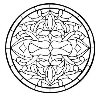 Stained Glass Coloring Pages Free Printables - Coloring Home