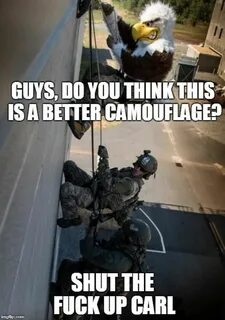 Heretic Carl Shut the fuck up, Carl Military memes, Military