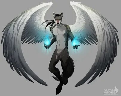 Wolf with wings by Whiluna on DeviantArt Anime wolf, Blue an
