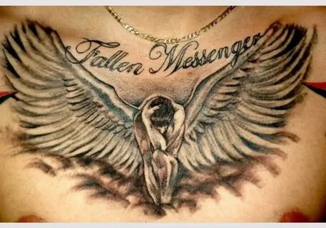 Beautiful Wings Tattoo On Chest - Segerios.com
