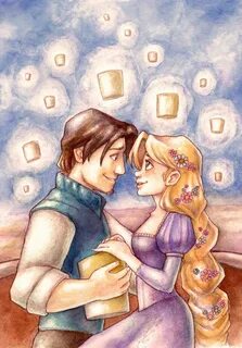 Tangled Rapunzel and Flynn by Gigei on deviantART Tangled ra