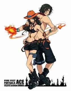 Portgas D. Ace / Female Version One piece ace, Anime, Anime 